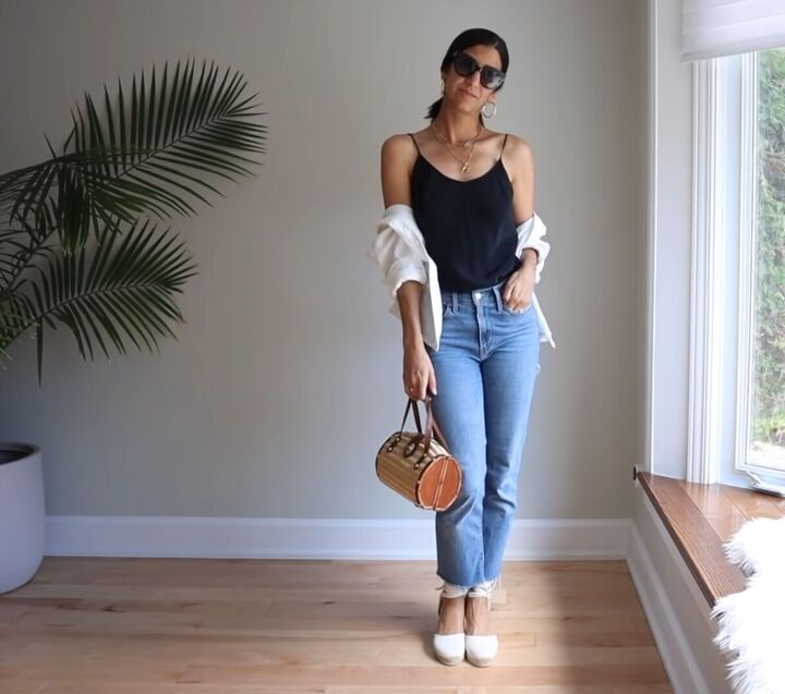 what to wear with straight leg jeans 24 cute outfits for any season, What to wear with straight leg jeans in summer