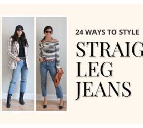 What to Wear With Straight-Leg Jeans: 24 Cute Outfits For Any Season
