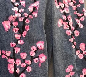 cherry blossom jeans