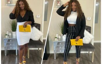 Two Styles With Yellow Heels and Yellow Clutch💛