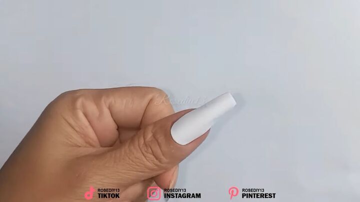 how to make fake nails out of nail polish paper in 7 simple steps, How to make fake nails at home out of paper