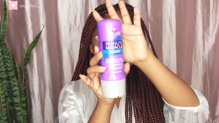 how to easily loosen tight braids relieve a sore scalp, Adding conditioner to the mixture