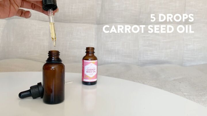 how to make your own unique diy facial oil easily at home, Face oil recipe with carrot seed oil