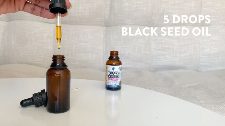 how to make your own unique diy facial oil easily at home, Face oil recipe with with black seed oil