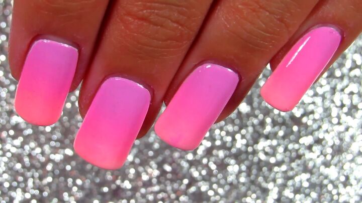 Hot Pink Ombre Nails on Tumblr - wide 3