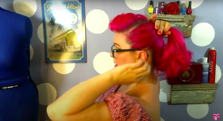 how to do a cute easy rockabilly hairstyle with a bandana, How to create rockabilly hairstyles