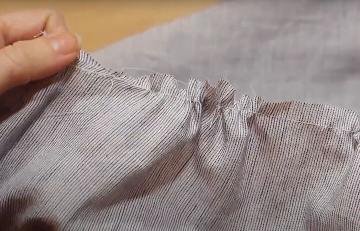 how to quickly easily refashion a top in 5 simple steps, Prepping the bottom of the shirt