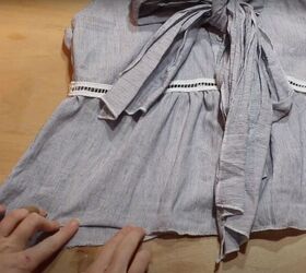 how to quickly easily refashion a top in 5 simple steps, How do you make old tops fashionable