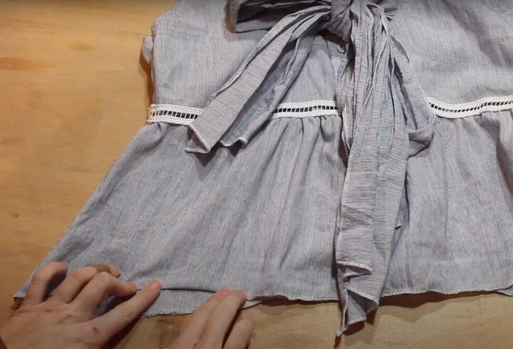 how to quickly easily refashion a top in 5 simple steps, How do you make old tops fashionable