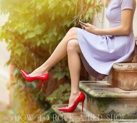 how to rock a red shoe