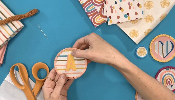 diy fabric patches step by step tutorial