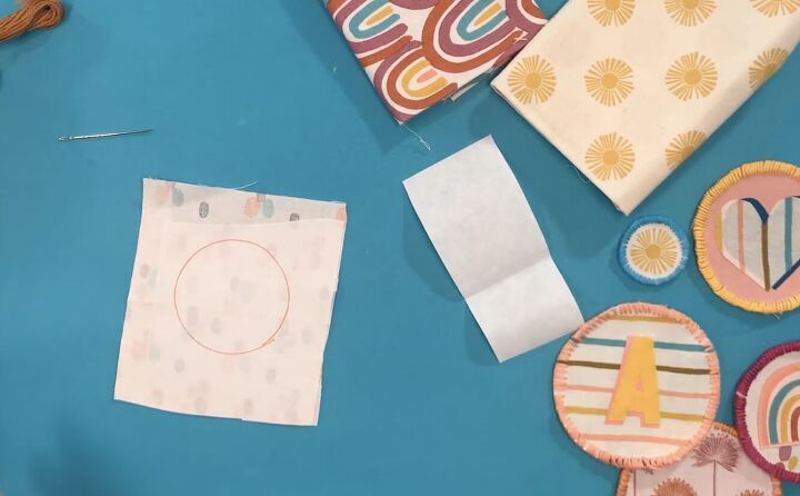 DIY FABRIC PATCHES STEP BY STEP TUTORIAL | Upstyle