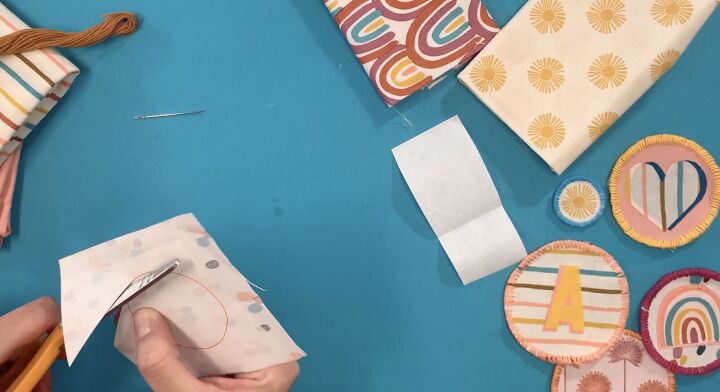 DIY FABRIC PATCHES STEP BY STEP TUTORIAL | Upstyle