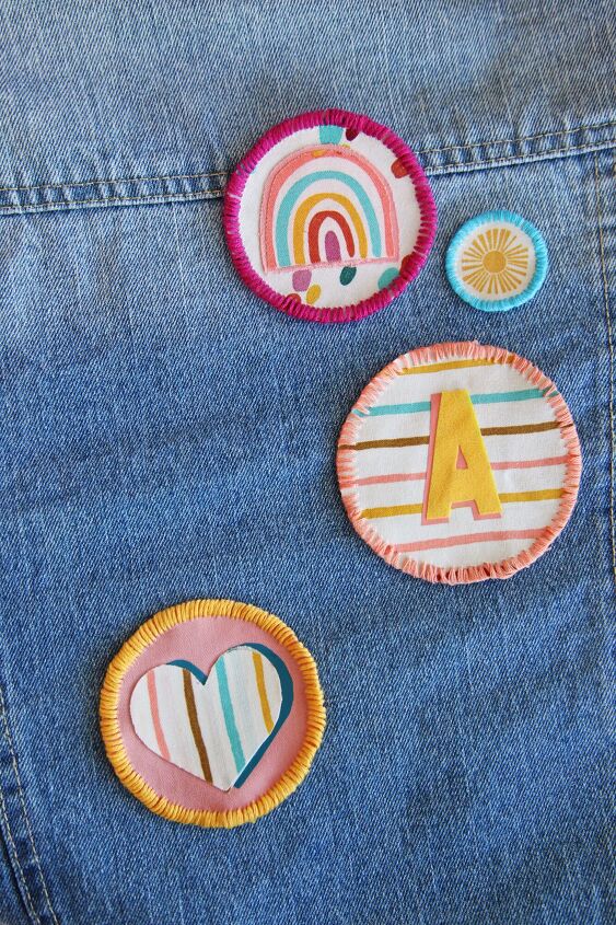 diy fabric patches step by step tutorial