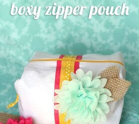 How to Sew a Boxy Zipper Pouch