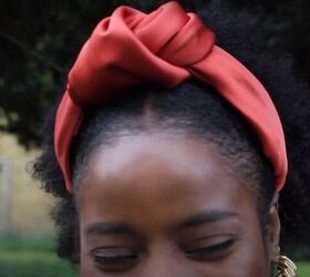 how to easily make diy braided top knot turban headbands, DIY top knot turban headband