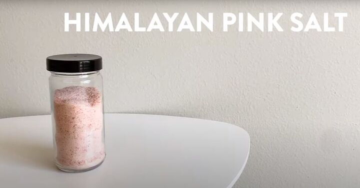 how to make easy diy mouthwash with all natural ingredients, Homemade mouthwash with Himalayan pink salt