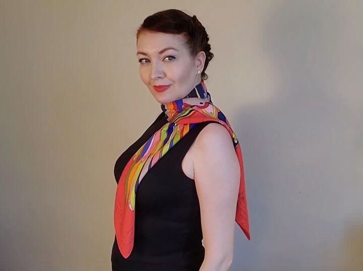6 elegant audrey hepburn scarf styles how to wear them, Audrey Hepburn Herm s scarf style
