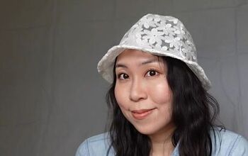 How to Make a Cute, Sheer DIY Bucket Hat For Spring & Summer