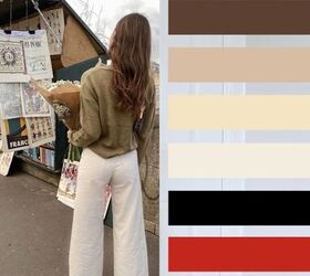 how to recreate the effortless french girl aesthetic, French aesthetic color palette
