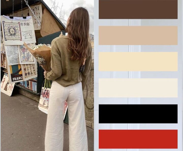 how to recreate the effortless french girl aesthetic, French aesthetic color palette