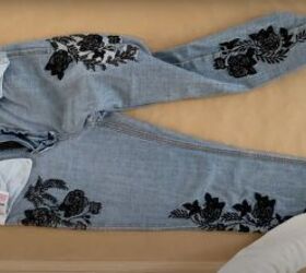 how to make cute diy two tone jeans inspired by reformation, Drafting the front pattern