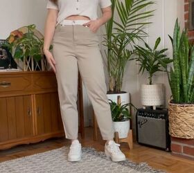 how to make cute diy two tone jeans inspired by reformation, DIY two tone jeans
