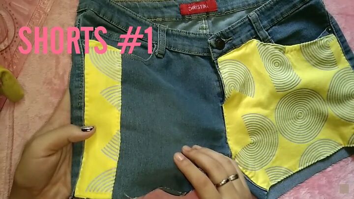 how to easily upcycle shorts to make them more summery, How to upcycle old shorts