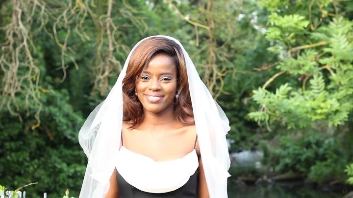 3 pretty diy wedding veils you can make in just 15 minutes, DIY drop wedding veil