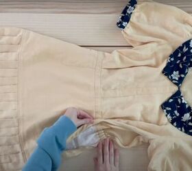 how to sew a diy peter pan collar dress using free patterns, Inserting an invisible zipper