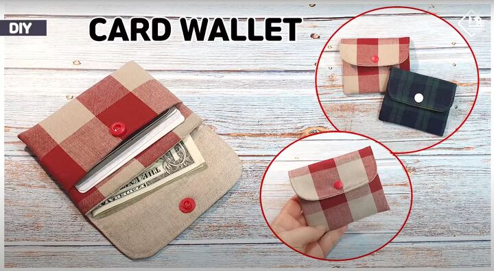 how to sew a cute practical diy card wallet from scratch, How to make a DIY card wallet