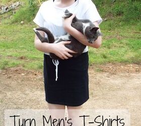 how to turn mens t shirtsinto a dress