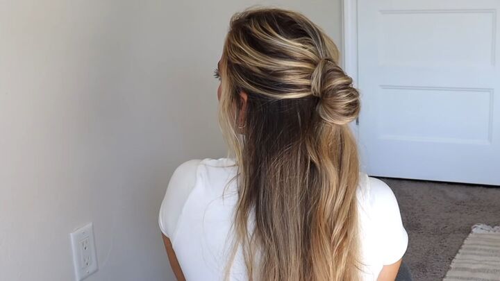 4 quick easy cute work hairstyles that look professional, Simple hairstyles for work