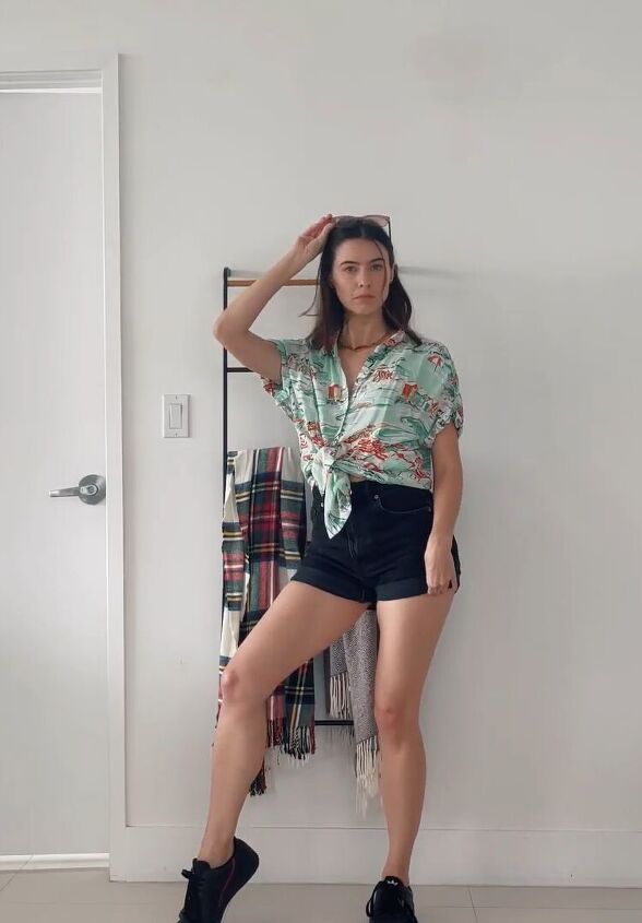 7 different short styles for summer how to wear them, High waisted shorts outfit