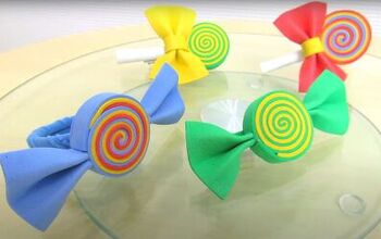 How to Make Adorable DIY Candy Hair Clips Using Foam & Glue
