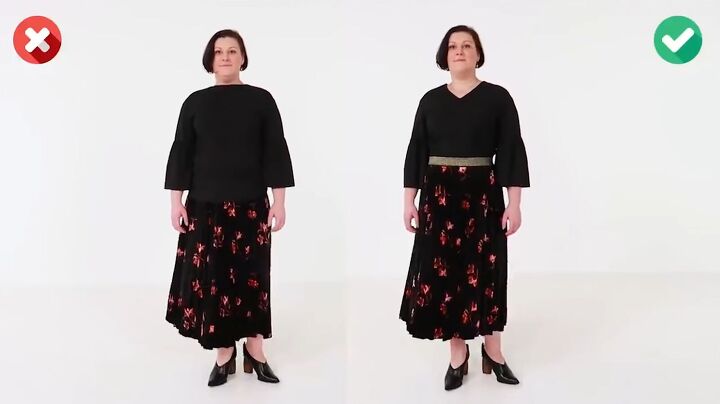 how to dress to flatter your figure 7 essential styling tips, Flatter your figure with a size appropriate belt