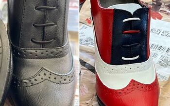 Painting Old Oxford Heels for a Brand New Look