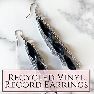 how to make your own ring from recycled vinyl records