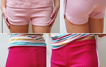 How to Sew Women's Shorts ROSES (with Hems)