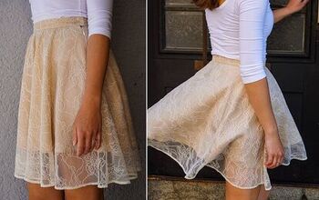 How to Sew Women’s Skirt RACHEL: Version No.2 - Lace Skirt With Lini