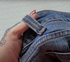 How to Fix a Belt Loop on Jeans | Upstyle