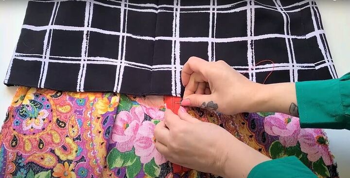 how to turn a too small dress into a top in 6 simple steps, Marking the new zipper end