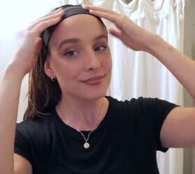 How to Easily Get Beautiful Heatless Headband Curls Overnight Upstyle