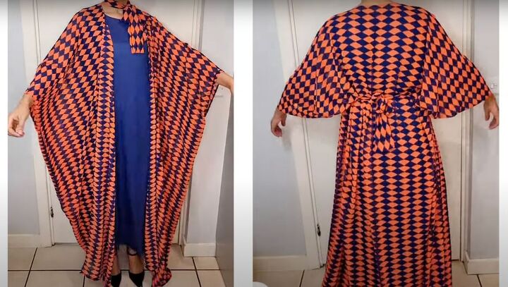 how to sew a kimono dress set in 5 super simple steps, How to sew a kimono and dress set