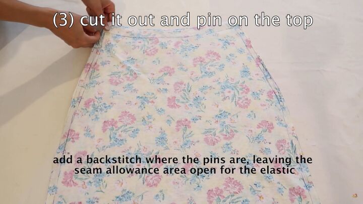 how to make a recycled t shirt skirt in 4 quick easy steps, DIY skirt from t shirt