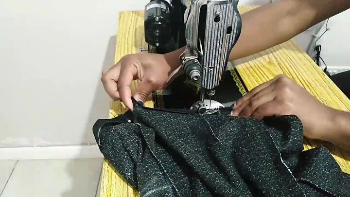 how to cut a dress into a crop top How to Turn a Dress to a Crop Top + Skirt | Upcycle