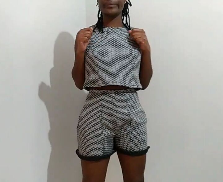 How to Make a Dress Into a Two-Piece Set With a Crop Top & Shorts | Upstyle How to Make a Dress Into a Two-Piece Set With a Crop Top & Shorts | Upstyle