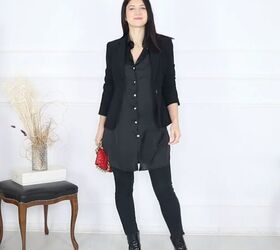 how to wear a structured blazer 7 on trend black blazer outfits, Monochrome black blazer outfit