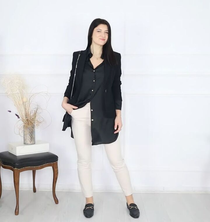 how to wear a structured blazer 7 on trend black blazer outfits, What to wear with a black blazer