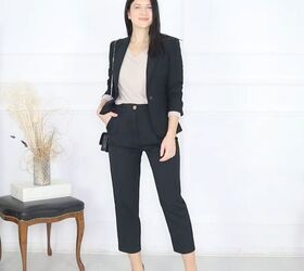 how to wear a structured blazer 7 on trend black blazer outfits, How to style a black blazer